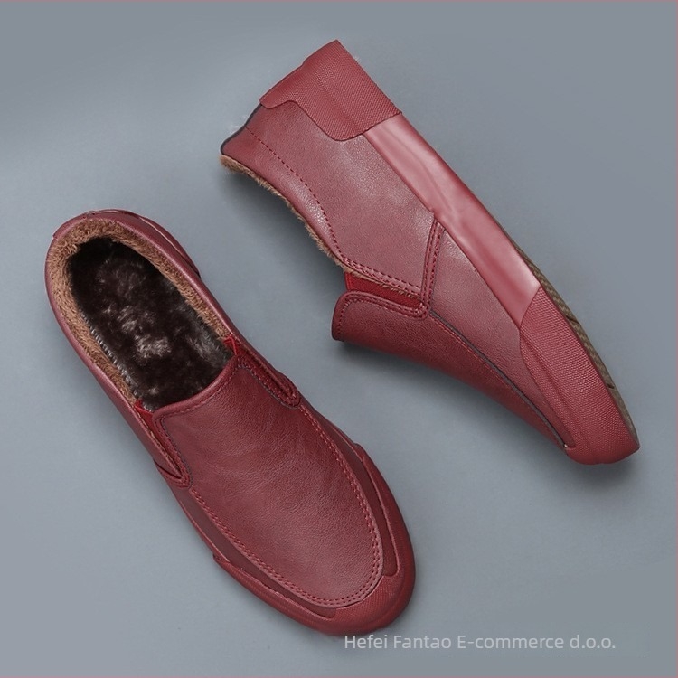 Muške casual slip-on loaferice, PU gornji dio, gumena potplat, okrugli nos, niska peta (1–3 cm), za sve sezone