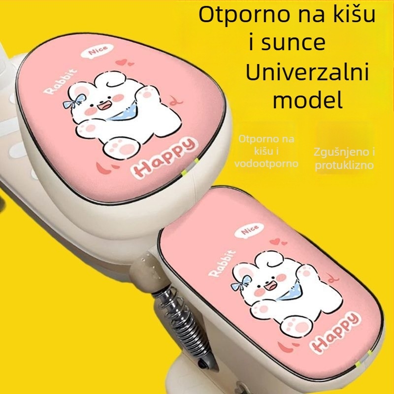 Navlaka za sjedalo električnog bicikla – otporna na sunčevu svjetlost i kišu, mekani PU jastuk – kompatibilno s električnim biciklima Aima i Yade
