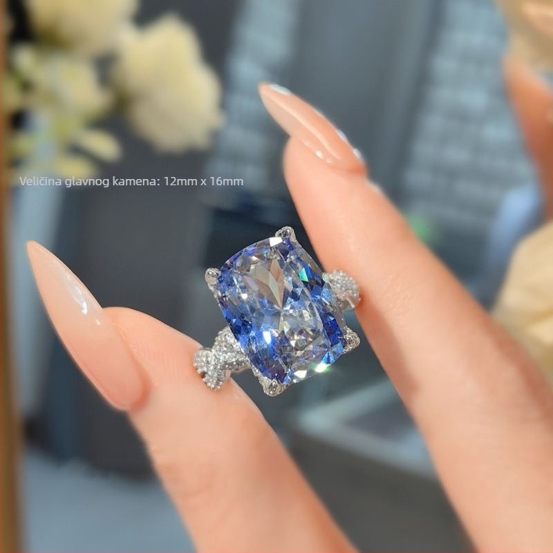 Geometrijski bakreni prsten, unisex, lagani luksuzni stil, elektroplatiranje, jesen 2024