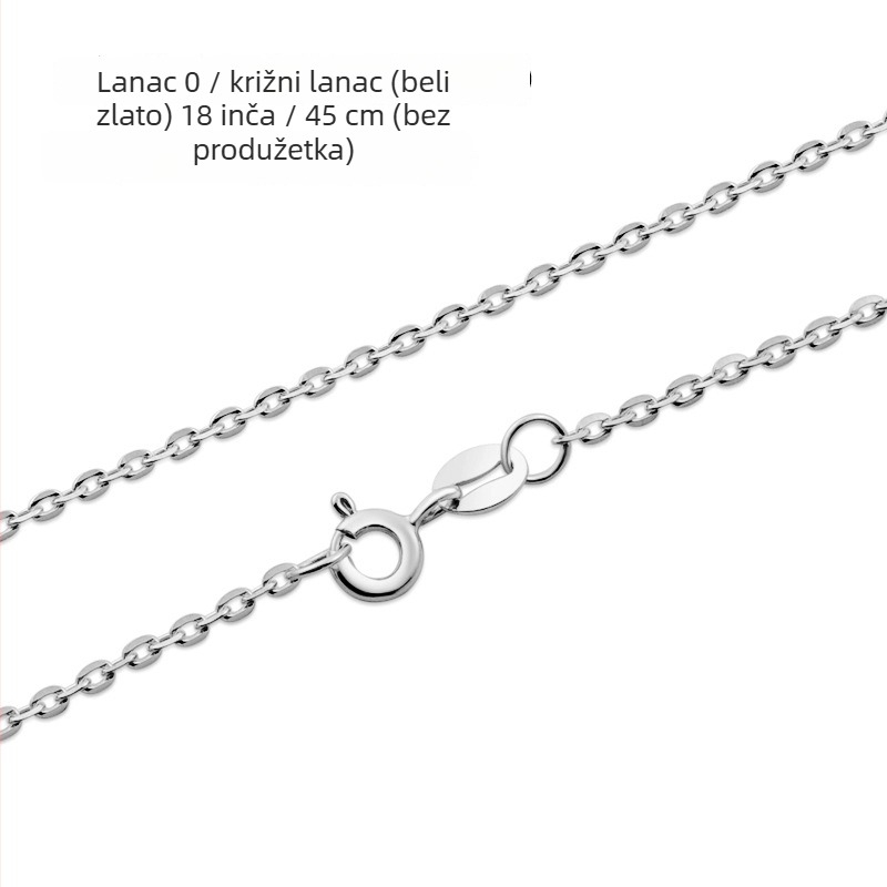 Carlochis bakreni privjesak na ogrlicu geometrijskog dizajna, prilagodljiva obrada