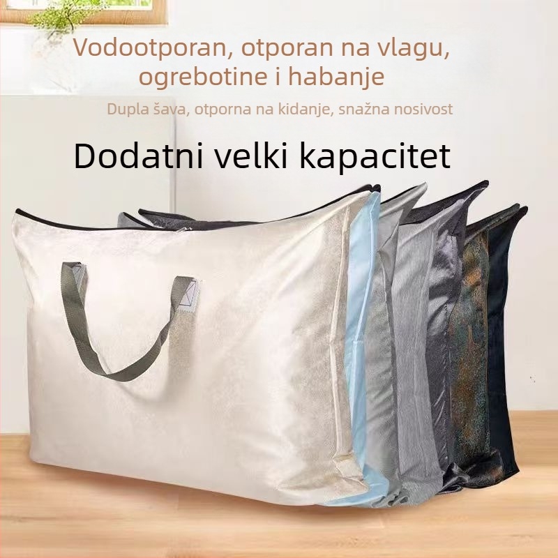 Torba za pohranu odjeće, kubni oblik, Oxford tkanina, japanski stil, svakodnevna upotreba, skladištenje za putovanja i spavaću sobu, otporna na vlagu i prašinu