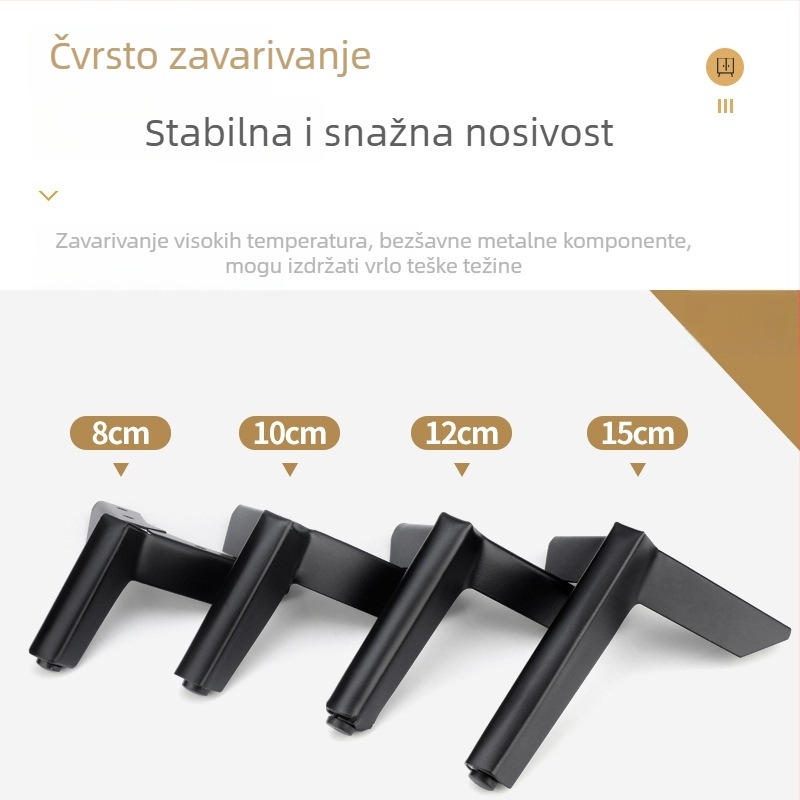 Metalne nogice za namještaj – Y-oblik, moderan minimalistički stil, materijal: hladno valjani čelik, marka Xinhuaxuan, model FJJ, namjena: namještaj