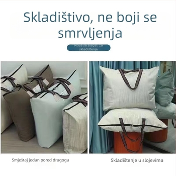 Torba za pohranu deke, kockastog oblika, poliester, za preseljenje i putovanja, za deke i ostale predmete