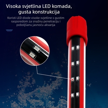 LED lampica za akvarij — Fishy brand, više opcija napajanja za osvjetljenje akvarija