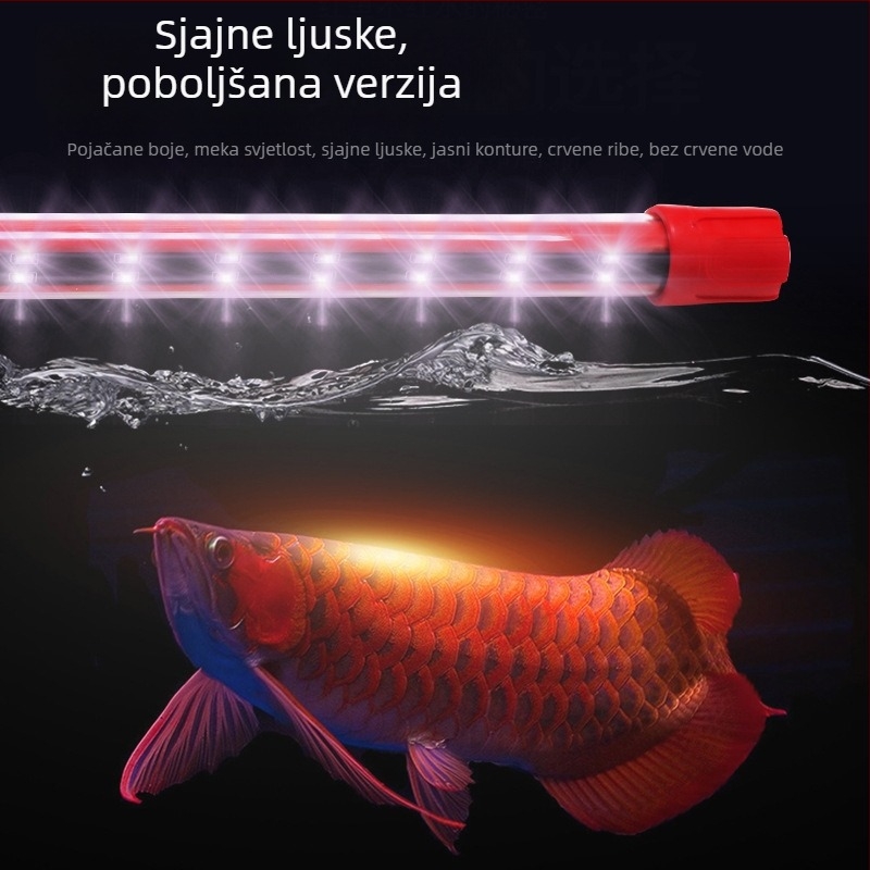 LED lampica za akvarij — Fishy brand, više opcija napajanja za osvjetljenje akvarija