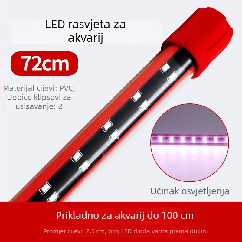 LED lampica za akvarij — Fishy brand, više opcija napajanja za osvjetljenje akvarija