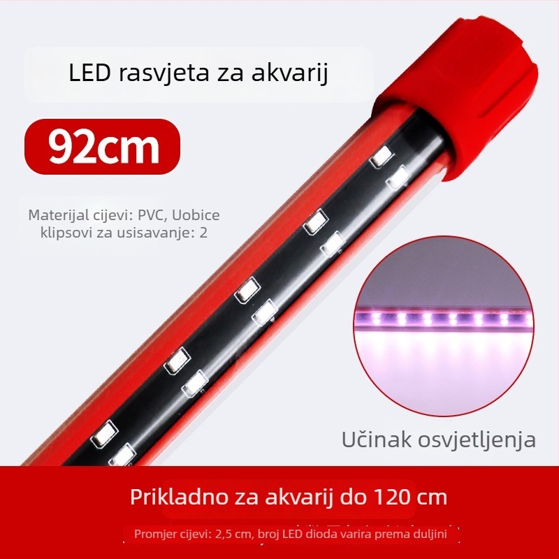 LED lampica za akvarij — Fishy brand, više opcija napajanja za osvjetljenje akvarija