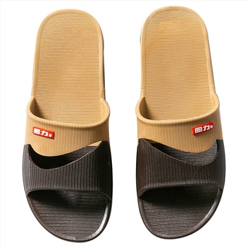 Muške PVC papuče za unutarnju uporabu, protuklizna debela potplat, otvoreni prst, injekcijsko oblikovane