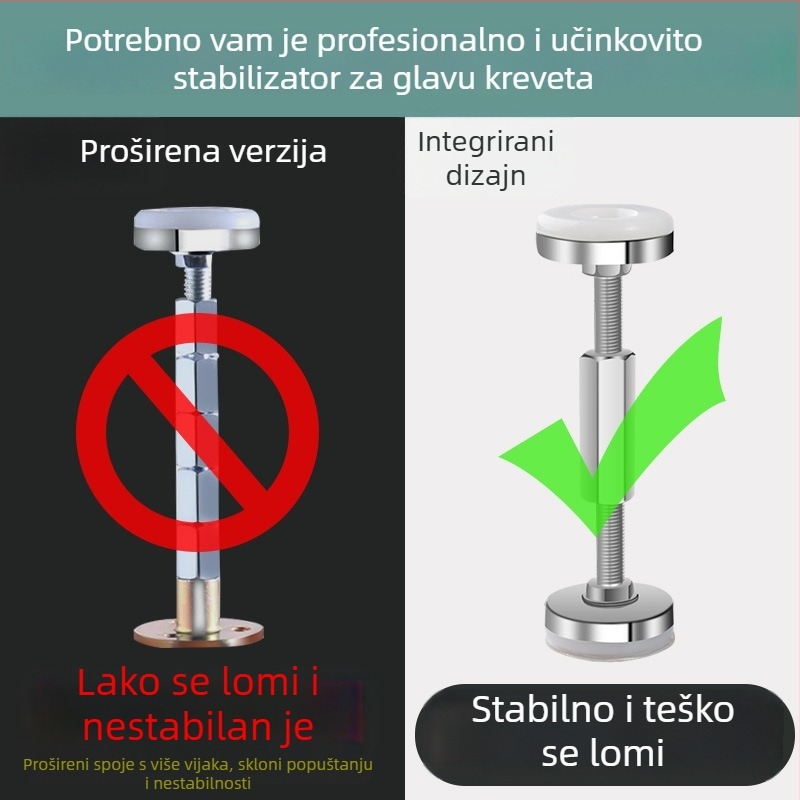 Držač za noćni ormarić sa stabilizatorom protiv naginjanja; 201 nehrđajući čelik; Model TGV-75; Marka zmkam; Za spavaću sobu; Lijevanje