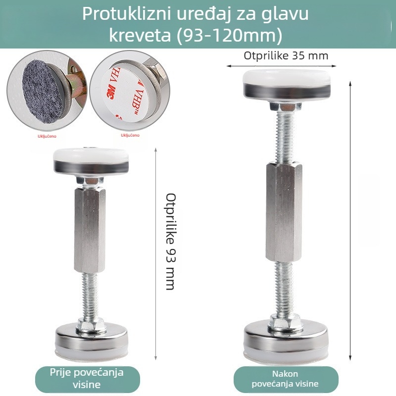 Držač za noćni ormarić sa stabilizatorom protiv naginjanja; 201 nehrđajući čelik; Model TGV-75; Marka zmkam; Za spavaću sobu; Lijevanje