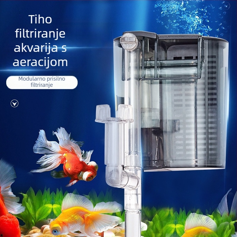 Pumpa za filtriranje akvarija – tri u jednom, potopna, vanjski vodopad, tiho djelovanje