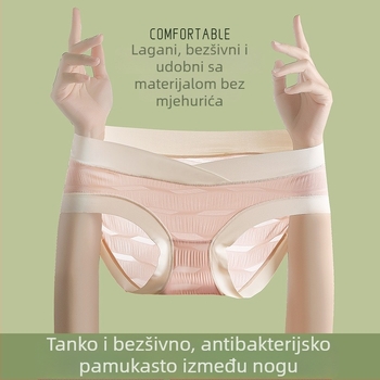 Trudničko donje rublje od Ice Silk, srednji pojas, prozračne, podstava od svile, čipka s mehurićima