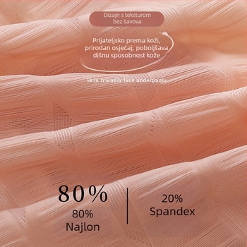 Trudničko donje rublje od Ice Silk, srednji pojas, prozračne, podstava od svile, čipka s mehurićima