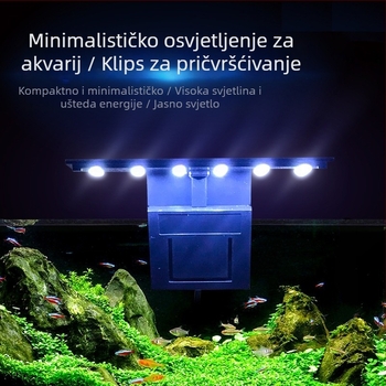 LED clip svjetlo za akvarij za uzgoj vodnih biljaka – 5W, plastično kućište, model X3