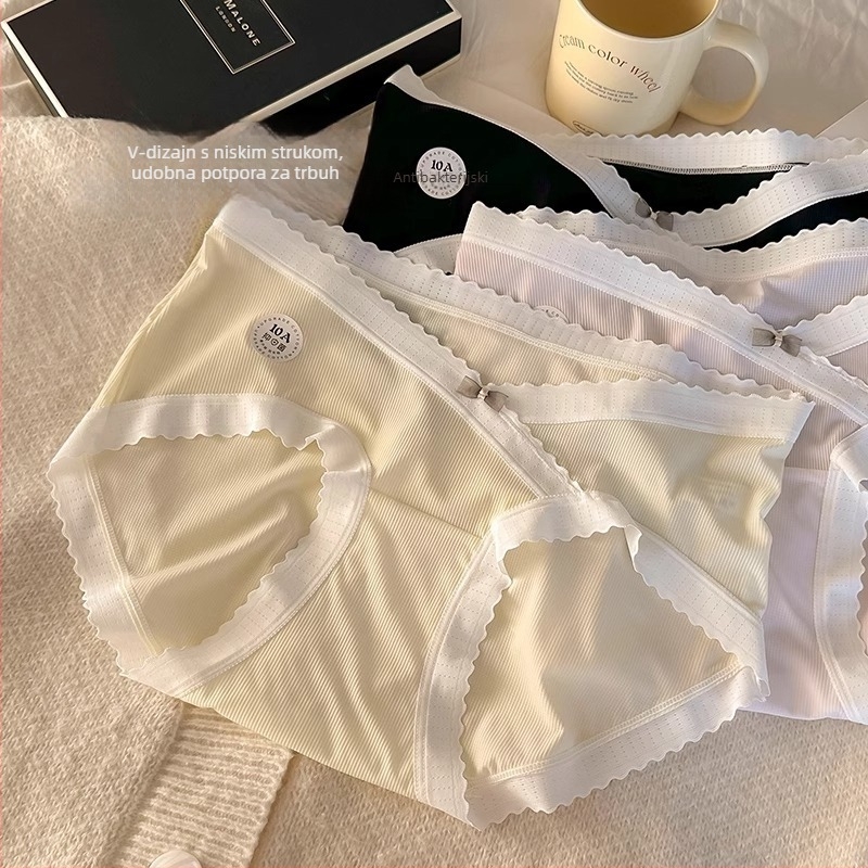 Ice Silk donje rublje za trudnice, s niskim pojasom, potpora trbuha, prozračan i brzo sušeći