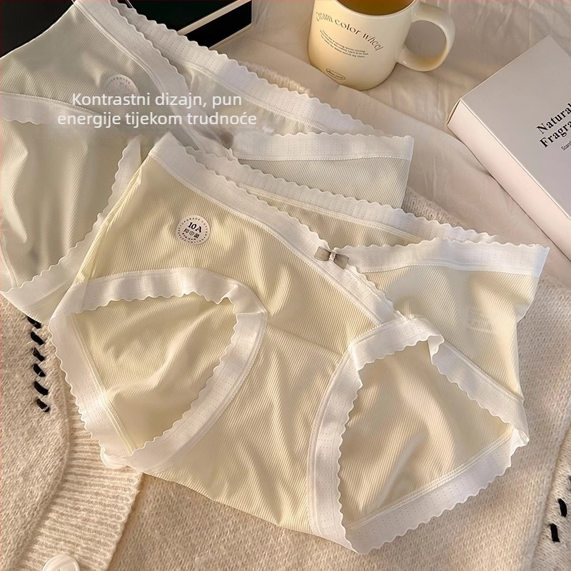 Ice Silk donje rublje za trudnice, s niskim pojasom, potpora trbuha, prozračan i brzo sušeći