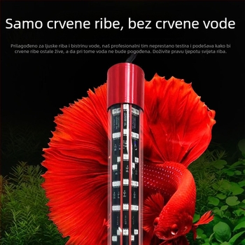 LED rasvjeta za akvarij koi i dragonske ribe, 5 redova LED, 240° ultraširoki snop, 30–80W