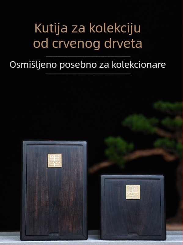 Mehanička kutija za nakit s mortise-and-tenon konstrukcijom, prirodno drvo, skladištenje nakita