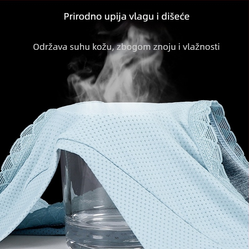 Yashuti trudničko donje rublje, Ice Silk tkanina, niska struk, prozračan, podrška trbuhu