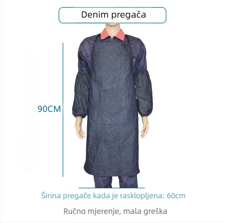 Traper pregača, bez rukava, za posao – otporna na zaprljanje, moderan minimalistički stil