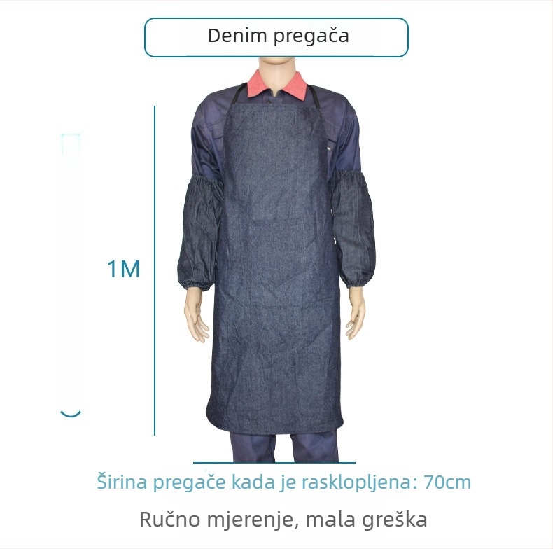 Traper pregača, bez rukava, za posao – otporna na zaprljanje, moderan minimalistički stil