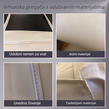PU kožna pregača – vodootporna, otporna na ulje, bez rukava, za catering i kuhinju