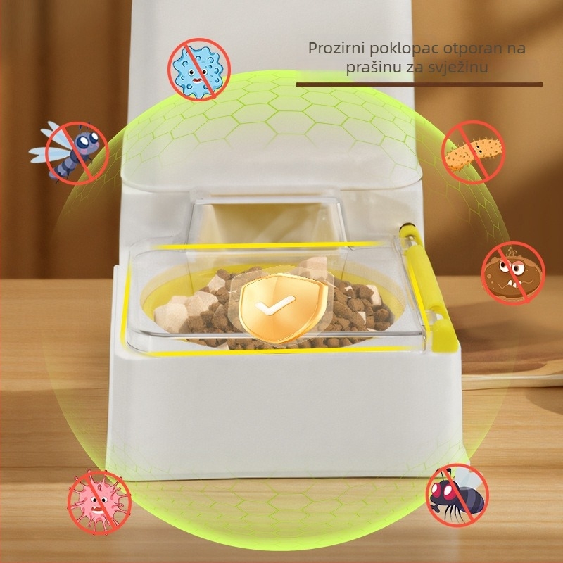 Automatska posuda za hranjenje mačaka s keramičkom zdjelom, odvojivi dizajn, težina 1,5 kg (Brand: Watch the fish, Model: Feeder, Materijal: Keramika, Aplikacija: Ne)