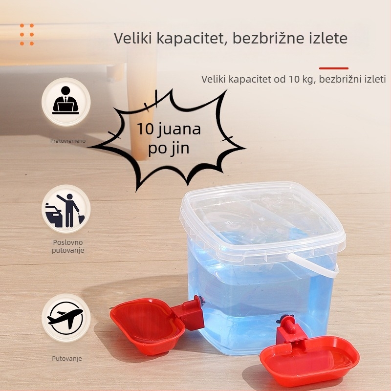 Roar dispenzer za vodu za mačke, odvojiva posuda za vodu, bez napajanja, gravitacijski tok vode, težina 150 g