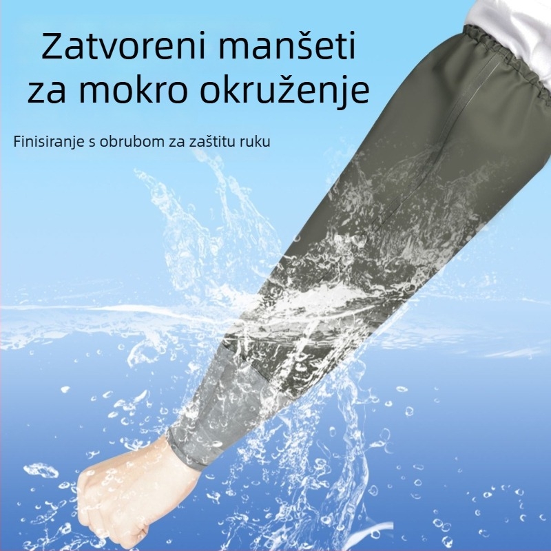 Tarpaulin vodootporne rukave za preradu ribe i morskih plodova, cjelogodišnji minimalistički dizajn