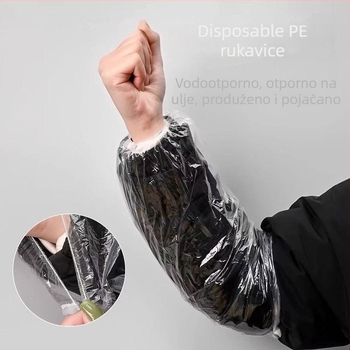 Jednokratni plastični rukavi – vodonepropusni, otporni na masnoće i habanje, za kuhinju