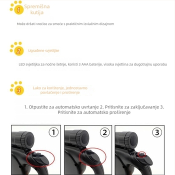 Najlonski automatski povodac za velike pse, marka Catching wind, pakiranje 50