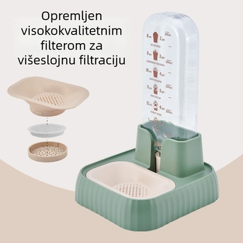 Mačji automatski dispenser vode s cirkulacijom vode, filtrom i velikim kapacitetom