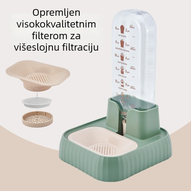 Mačji automatski dispenser vode s cirkulacijom vode, filtrom i velikim kapacitetom