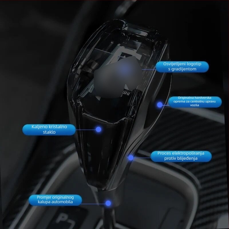 Ručićica mjenjača za Mitsubishi Outlander ASX s automatskim mjenjačem; uključuje ručicu mjenjača i prilagodbu kabine