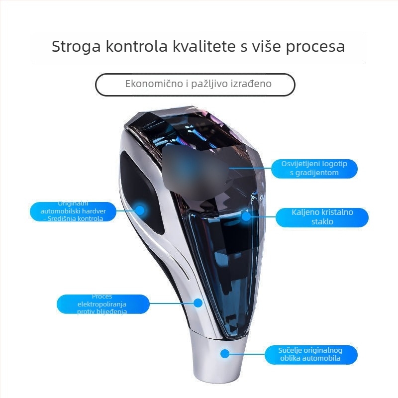 Ručićica mjenjača za Mitsubishi Outlander ASX s automatskim mjenjačem; uključuje ručicu mjenjača i prilagodbu kabine