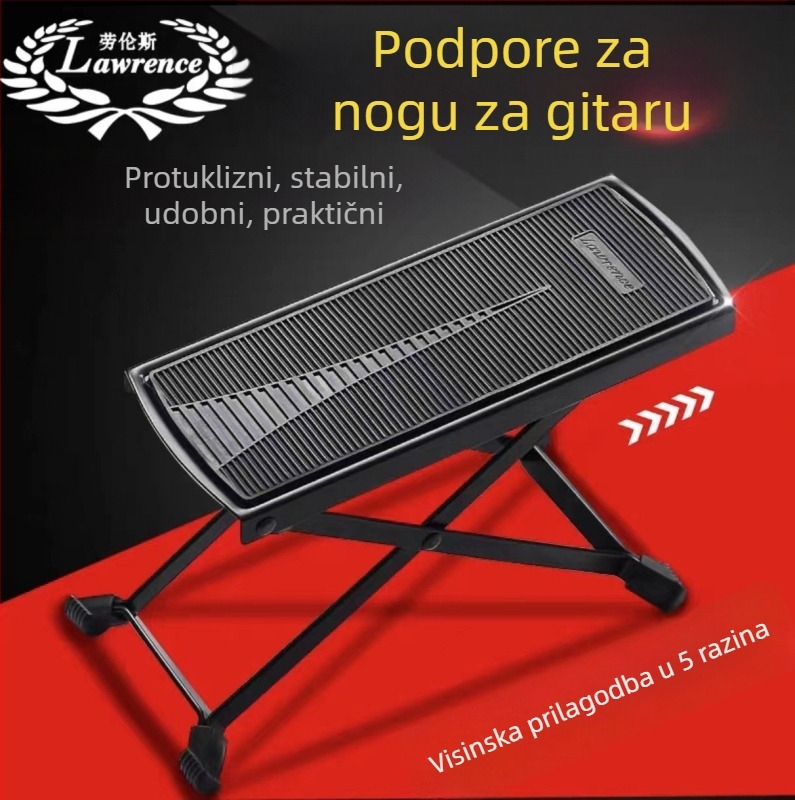 Sklopivi glazbeni taburet za gitaru, erhu, banhu i pipu – pedalni taburet za žičane instrumente, pogodno za djecu