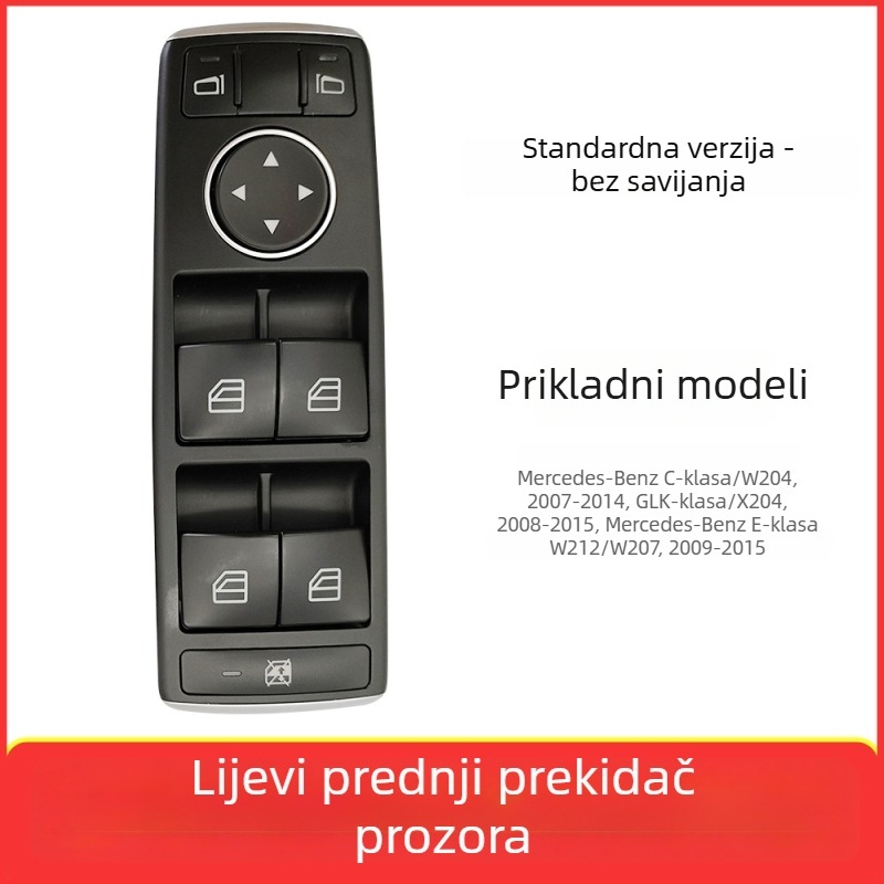 Prekidač električnog prozora za Mercedes-Benz C-klase W204 i GLK-klasa, broj dijela 2049055402
