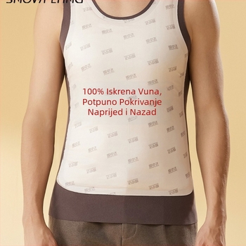 Bezšivna vunena termo vesta – Y-oblik bazni sloj, ekstra debela 401–500 g/m², okrugli ovratnik, zima