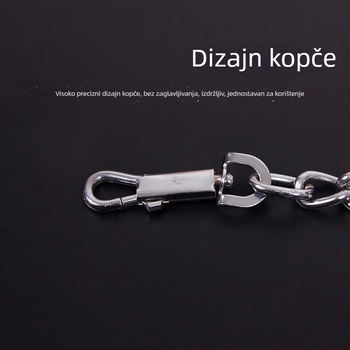 Nerđajući čelični lanac za psa, neproduživi, 200 komada