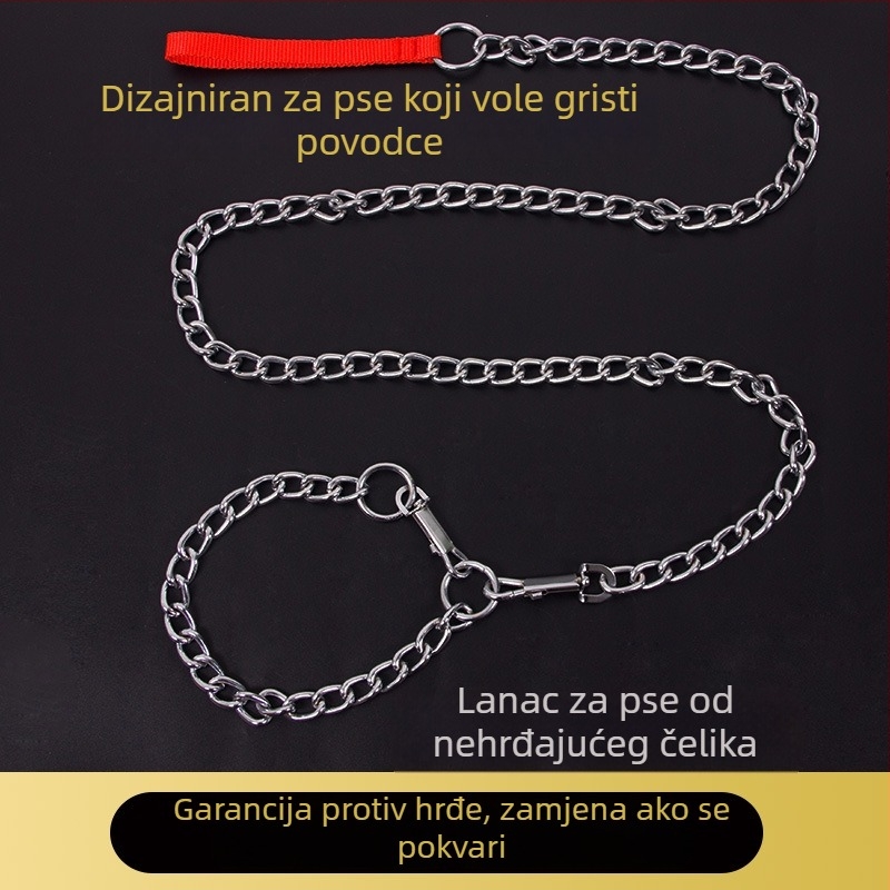 Nerđajući čelični lanac za psa, neproduživi, 200 komada