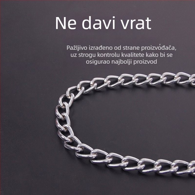 Nerđajući čelični lanac za psa, neproduživi, 200 komada