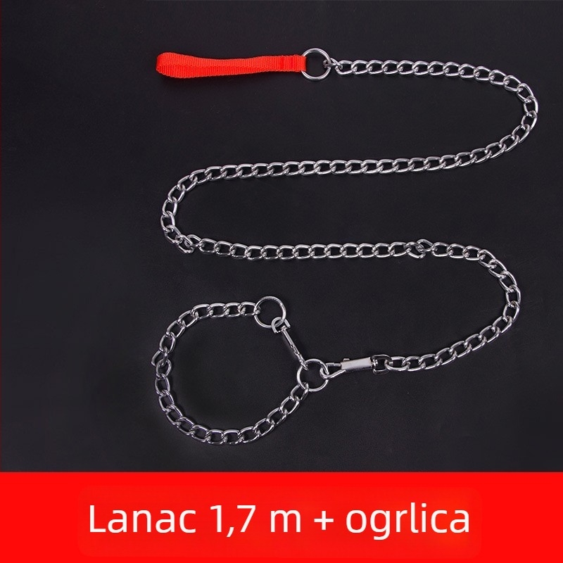 Nerđajući čelični lanac za psa, neproduživi, 200 komada
