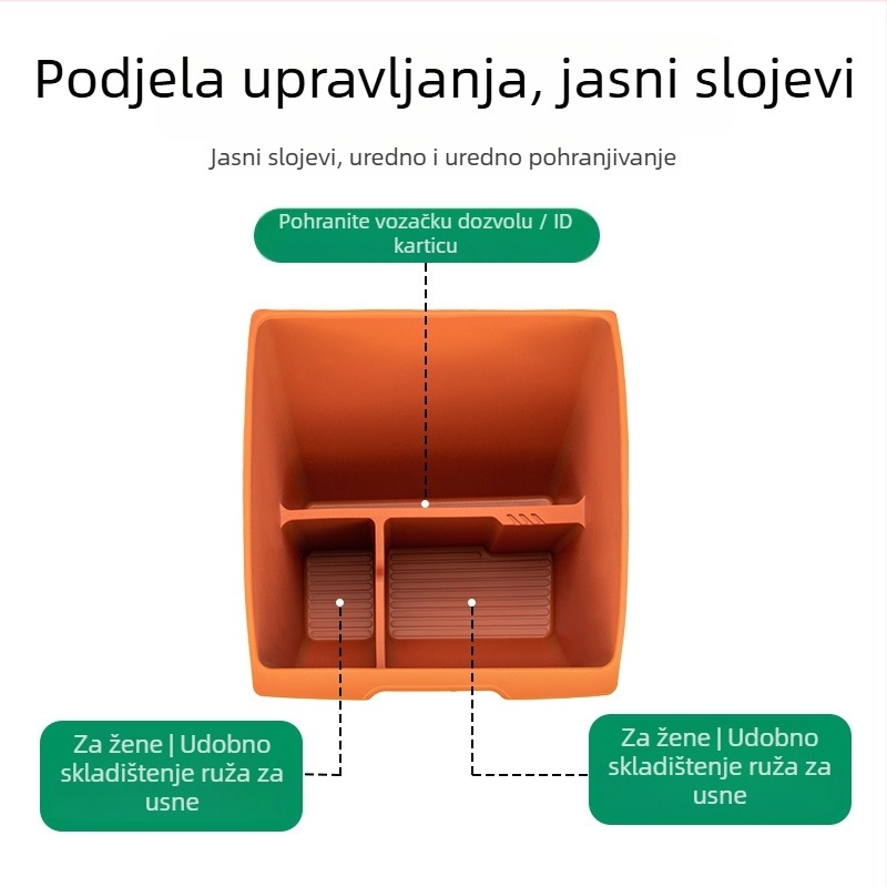 Silikonska kutija za pohranu za Ideal L7/L8/L9, vrata automobila, prilagodljiva