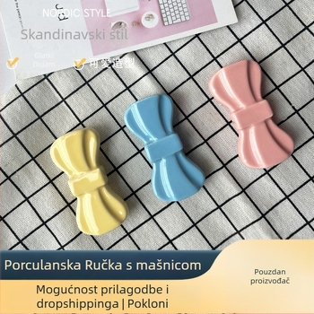 Keramička ručka za ladice, nordijskog stila, oblik šipke, injekcijsko oblikovanje