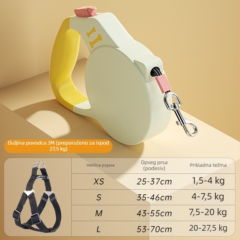 Izvlačni povodac za pse – ABS materijal – Brend Simple Image – Model D56598