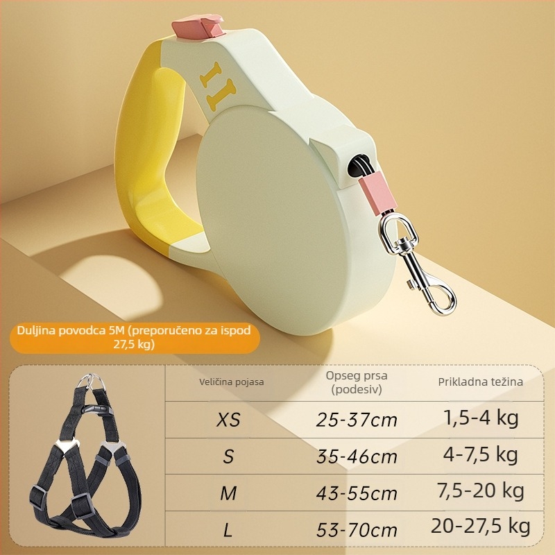 Izvlačni povodac za pse – ABS materijal – Brend Simple Image – Model D56598