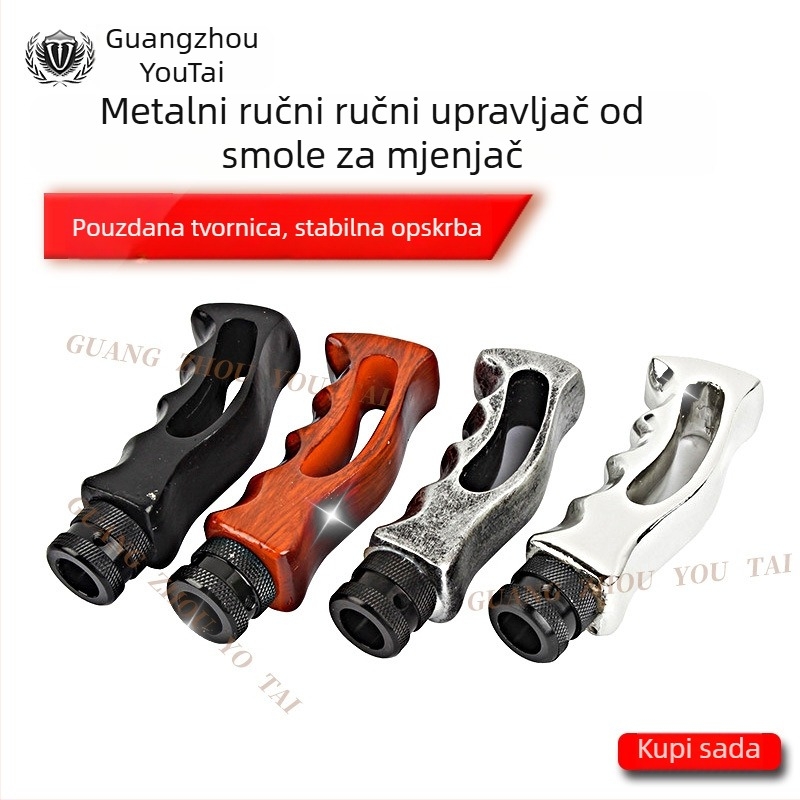 Aluminijska legura ručice mjenjača – YT-1171, opća kompatibilnost, za ručni mjenjač, produženi dekorativni valoviti vrh
