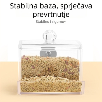 Akrilni automatski hranilnik za piliće s dozatorom vode (Weibi)