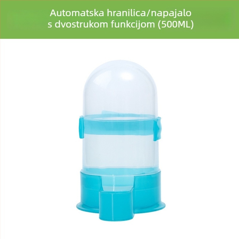 Akrilni automatski hranilnik za piliće s dozatorom vode (Weibi)