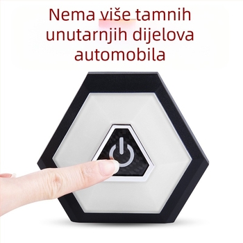 Unutarnja LED lampica za čitanje u automobilu, USB punjiva, tri boje, četiri načina, 10W, 5V